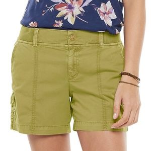 Sonoma Light Green Women's Cargo Shorts